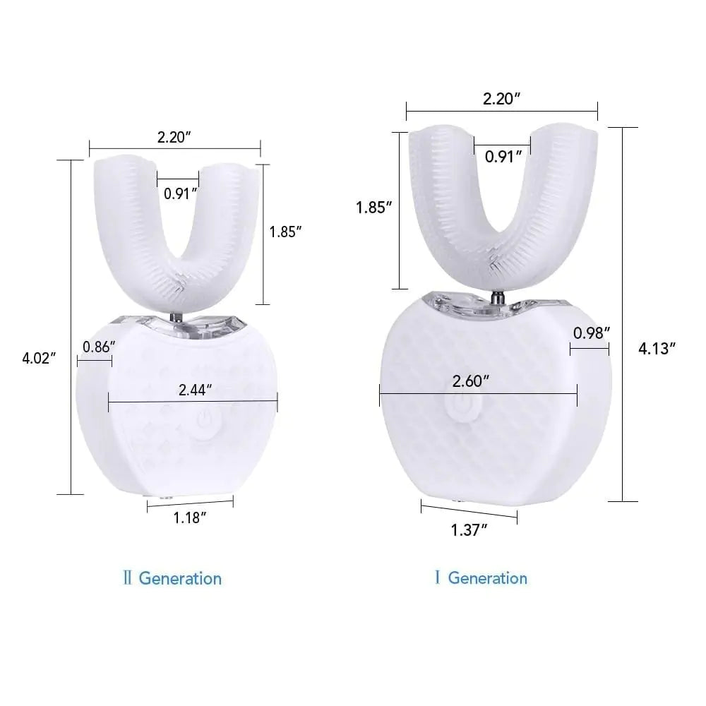Waterproof Automatic Electric Toothbrush with U-Shaped Design